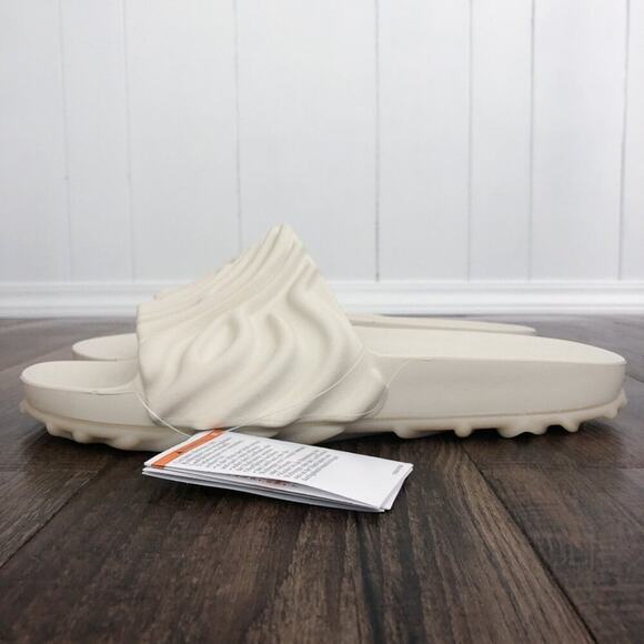 Salehe Bembury X Crocs The Pollex Slide Sandal Lightweight Size 10 Parsnip Cream - Picture 3 of 9